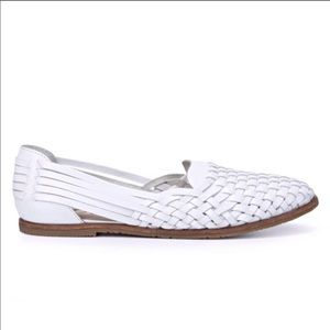 Sam Edelman White Leather Huaraches